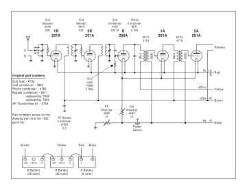 Atwater Kent 20 Big Box schematic circuit diagram